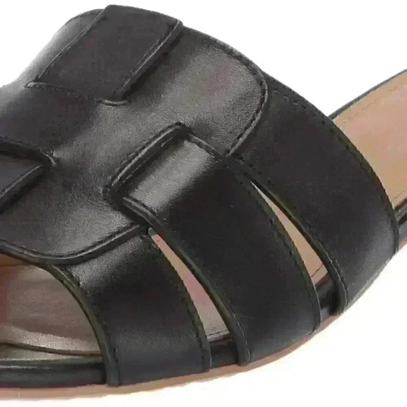 Marc Fisher LTD Debora Black Leather Size 9.  BRAND NEW - Picture 1 of 6